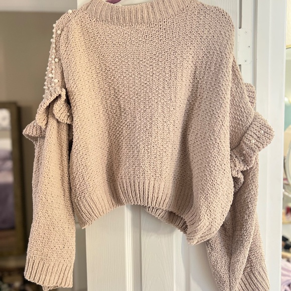 POL Taupe Pearl Sweater - Small - NWT - Picture 3 of 5